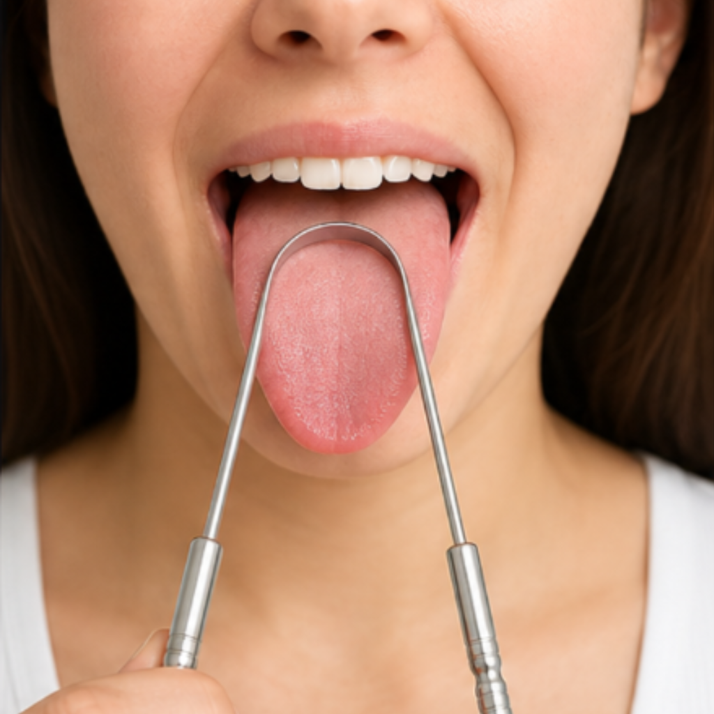 Stainless Steel Tongue Scraper